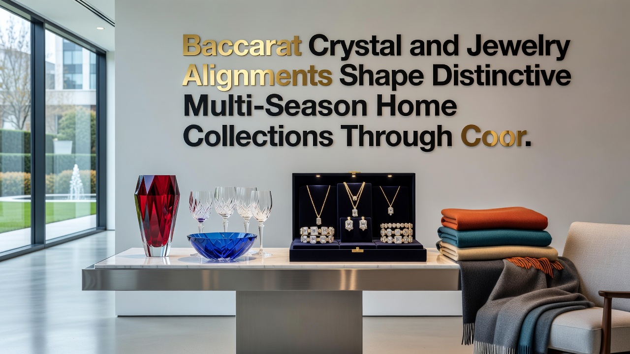 Globale Lieferung von Baccarat Kristallkollektionen mit Schmuckakzenten