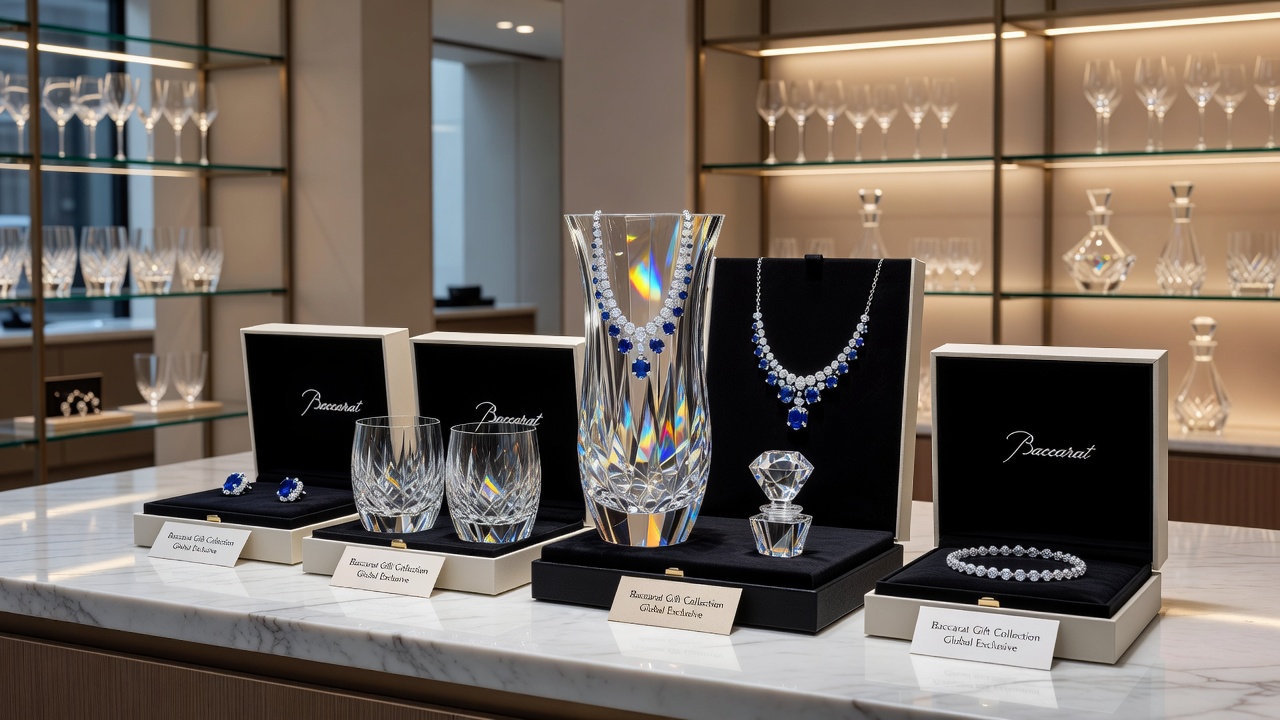 Baccarat Geschenkkollektionen mit Kristall und Schmuck weltweit