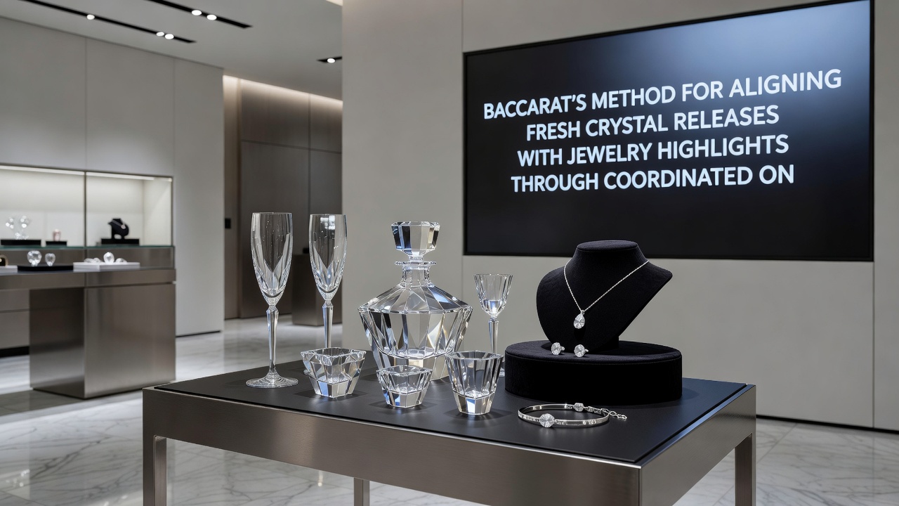 Logistik und Liefernetzwerke für Baccarat Kristall mit Schmuck-Highlights