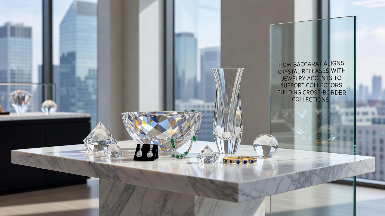 Internationale Lieferung von Baccarat Kristall und Schmuck