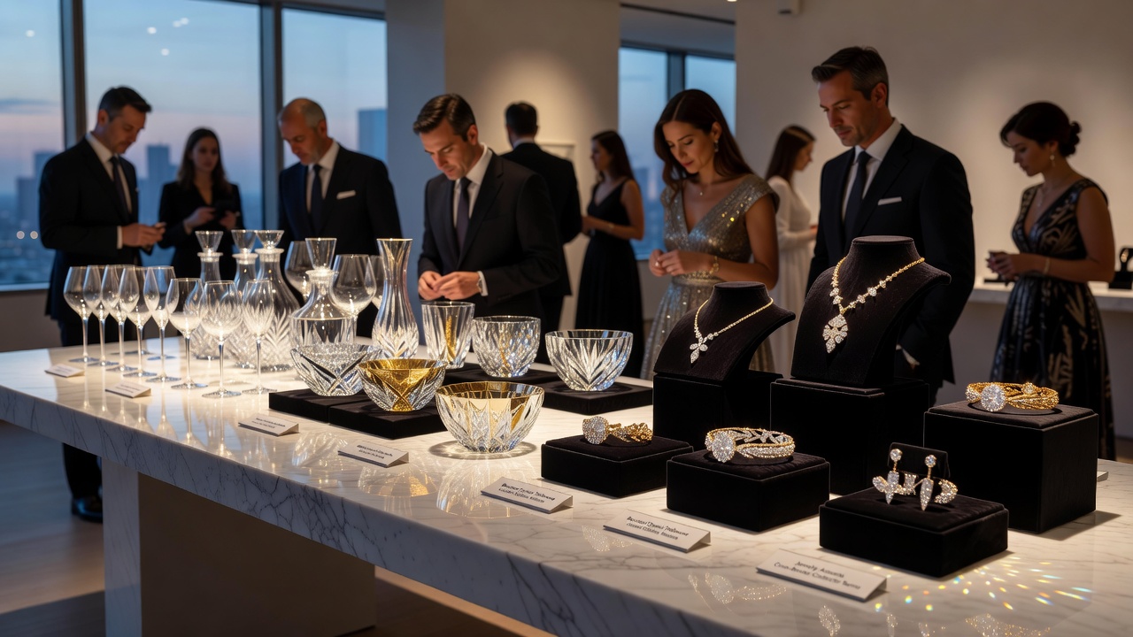 Internationale Sammlerevents mit Baccarat Kristall und Schmuck