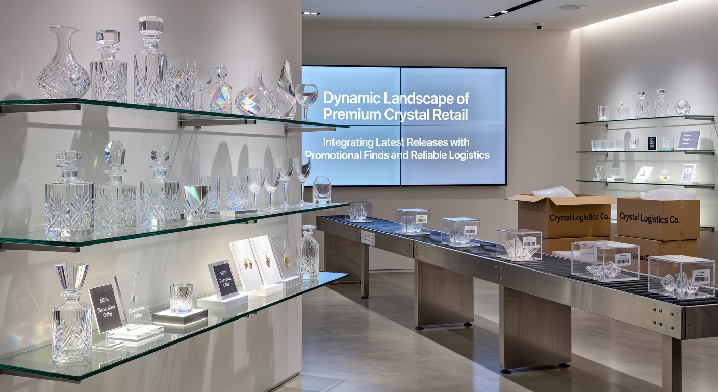 Baccarat Kristall Kollektionen mit neuen Releases und Logistikoptionen in einem eleganten Retail-Setting