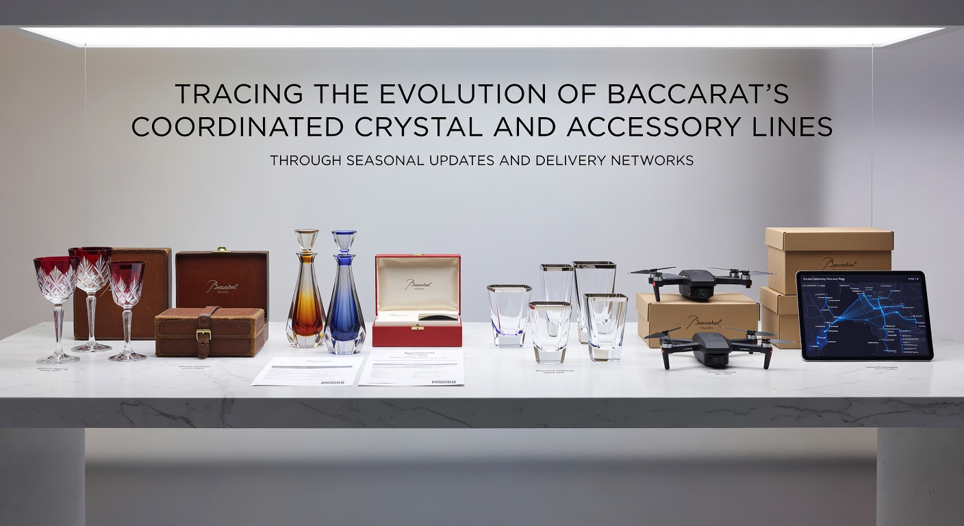 Baccarat Kristall- und Accessoire-Linien in saisonaler Koordination mit Liefernetzwerken