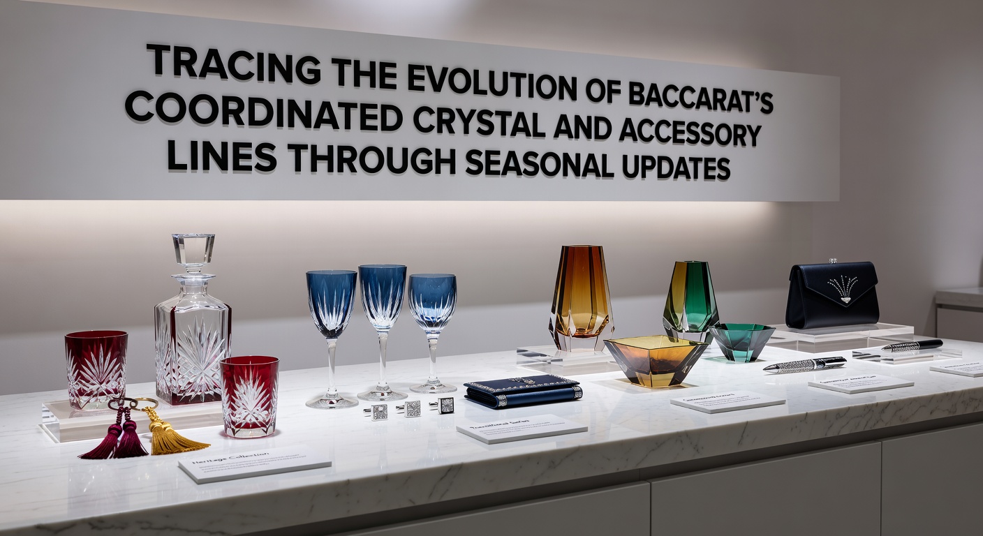 Saisonale Updates und internationale Liefernetzwerke für Baccarat Kristall-Accessoires